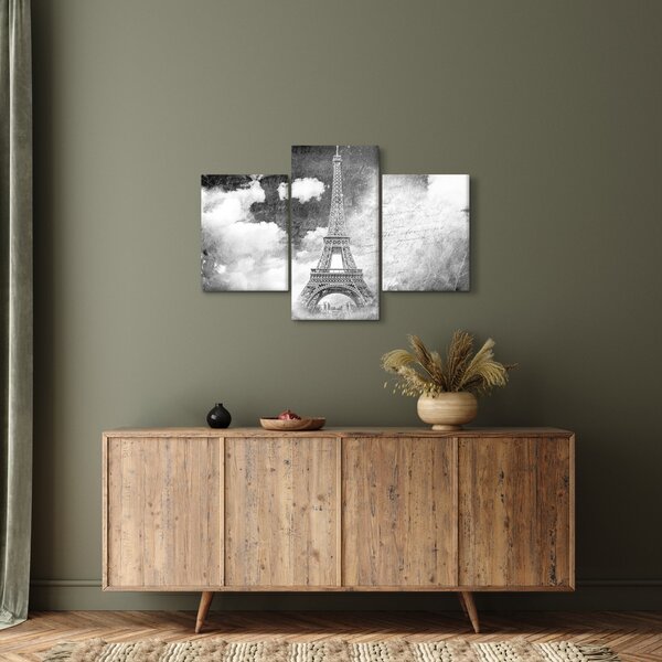 Kép - Vintage képeslap a városról N⁰3 (90x60 cm)