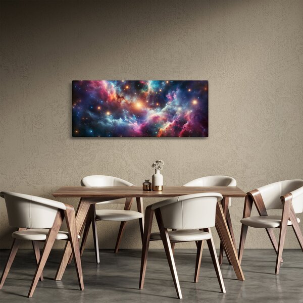 Kép - Sötét univerzum (120x50 cm)