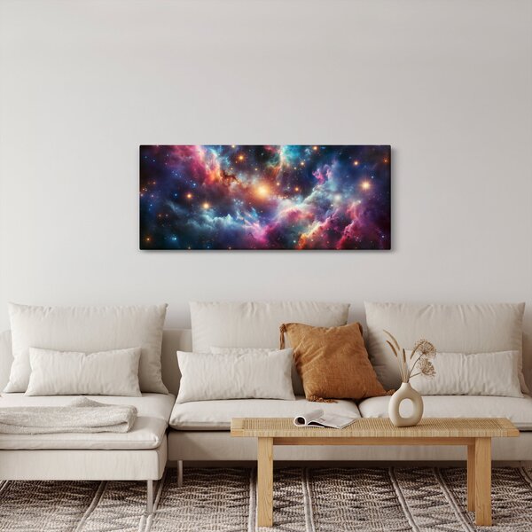 Kép - Sötét univerzum (120x50 cm)