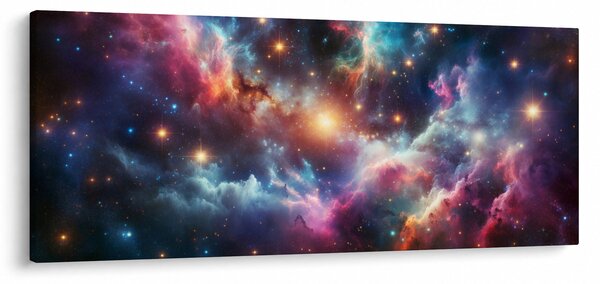 Kép - Sötét univerzum (120x50 cm)