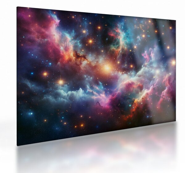 Üveg kép - Sötét univerzum (70x50 cm)