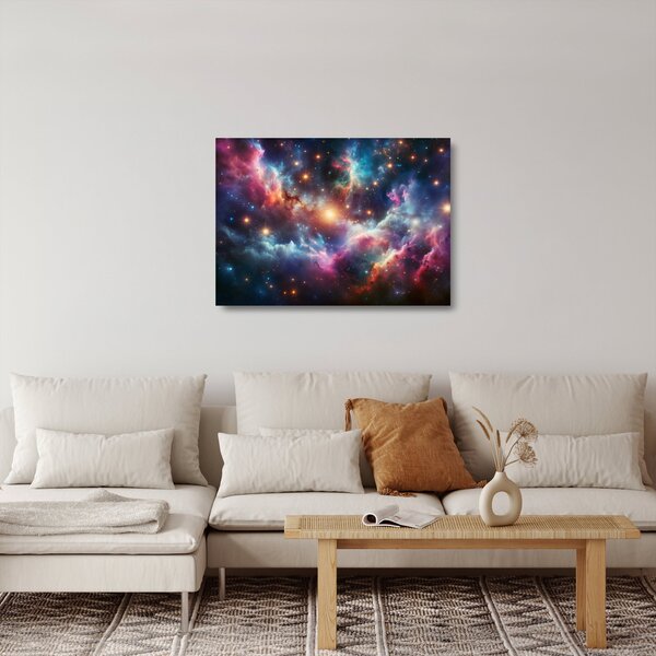 Üveg kép - Sötét univerzum (70x50 cm)