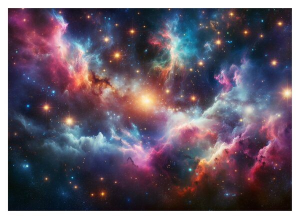 Üveg kép - Sötét univerzum (70x50 cm)