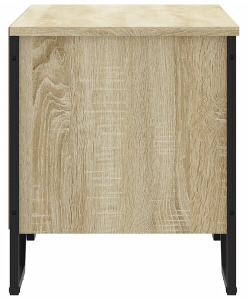 Sonoma tölgy színű szerelt fa cipőszekrény 90 x 38 x 45,5 cm