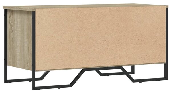 Sonoma tölgy színű szerelt fa cipőszekrény 90 x 38 x 45,5 cm