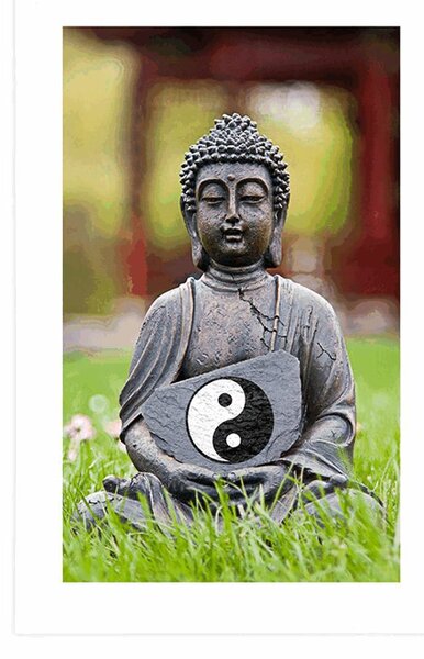 Poszter paszportuval a buddhizmus filozófiája