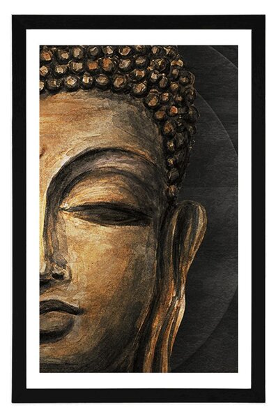 Poszter paszportuval Buddha arc
