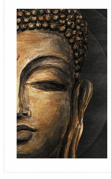 Poszter paszportuval Buddha arc