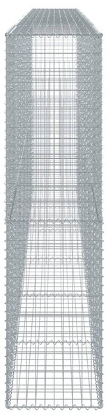 Horganyzott vas gabion kosár fedéllel 600 x 50 x 200 cm