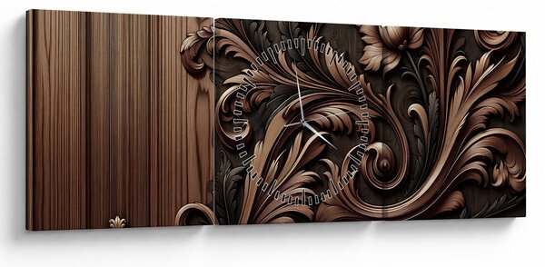 Kép - Faminta minta (órával) (90x30 cm)