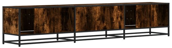 Füstös tölgy színű szerelt fa TV-szekrény 210 x 35 x 41 cm