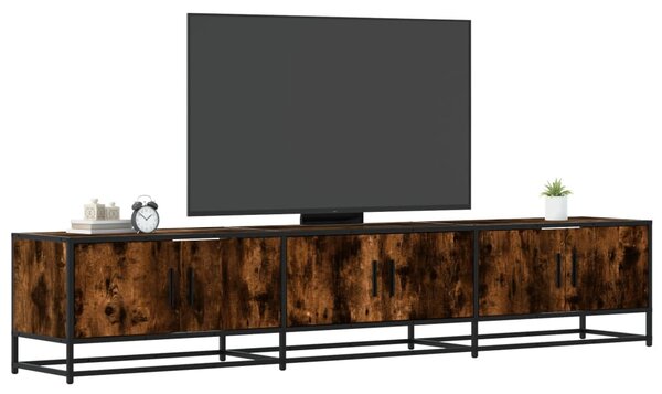 Füstös tölgy színű szerelt fa TV-szekrény 210 x 35 x 41 cm