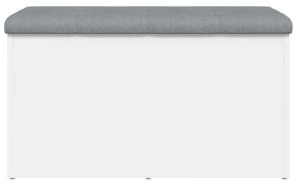 Fehér, rétegelt fa tárolópad 82 x 42 x 45 cm