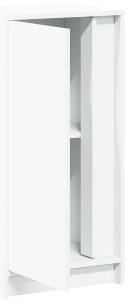 Fehér szerelt fa tálalószekrény LED-del 42,5 x 34 x 85 cm