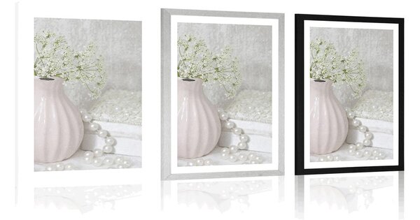 Poszter paszportuval vonzó csendélet