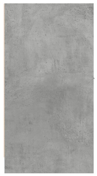 Betonszürke szerelt fa patikaszekrény 30 x 41 x 77,5 cm