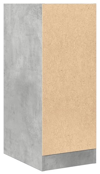 Betonszürke szerelt fa patikaszekrény 30 x 41 x 77,5 cm