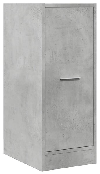 Betonszürke szerelt fa patikaszekrény 30 x 41 x 77,5 cm