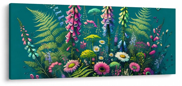 Kép - Mezei virágok (120x50 cm)