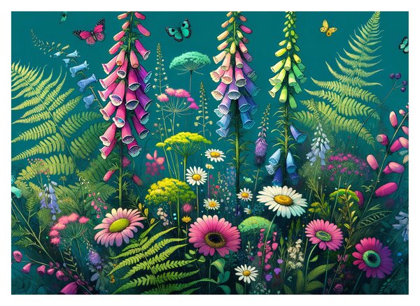 Kép - Mezei virágok (70x50 cm)