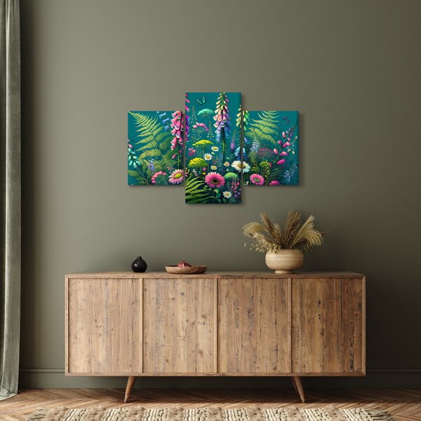 Kép - Mezei virágok (90x60 cm)