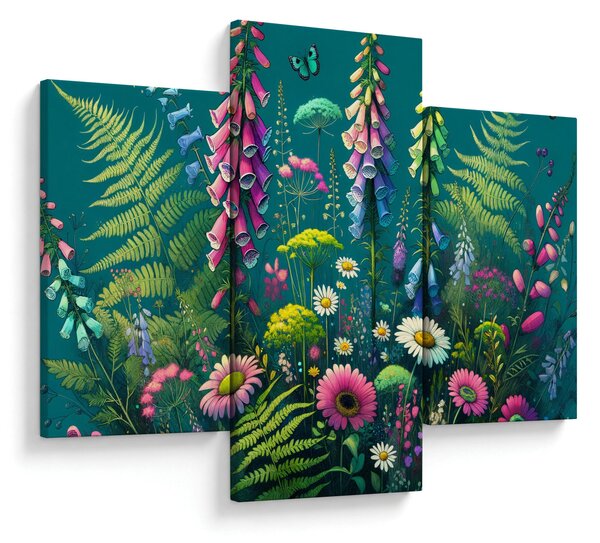 Kép - Mezei virágok (90x60 cm)