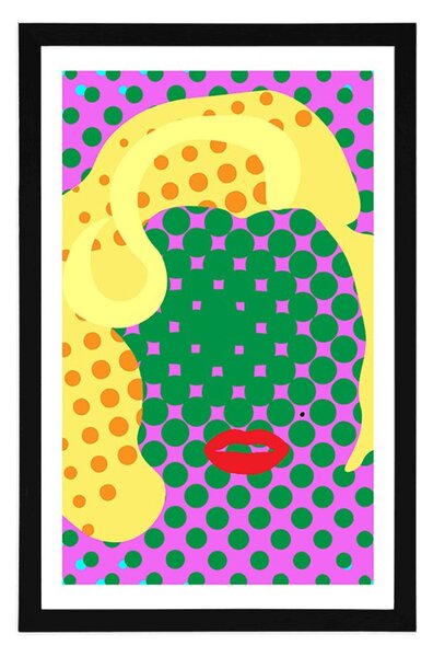 Poszter paszportuval Marilyn Monroe pop art stílusban