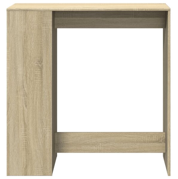 Sonoma tölgy szerelt fa bárasztal tárolókkal 101x40x103,5 cm