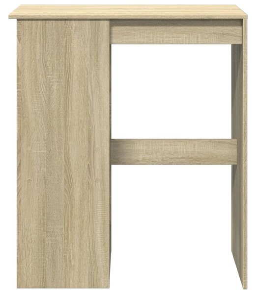 Sonoma tölgy szerelt fa bárasztal tárolókkal 90x47,5x103,5 cm