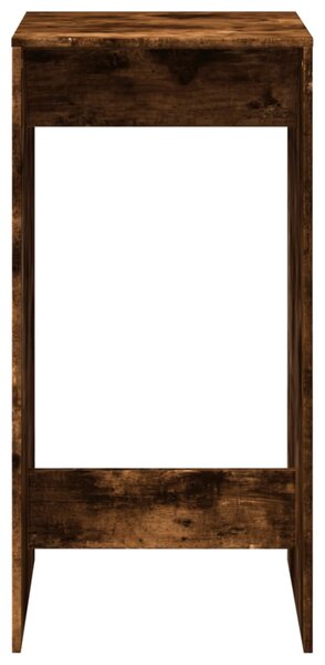 Füstös tölgy színű szerelt fa bárasztal 51 x 50 x 103,5 cm