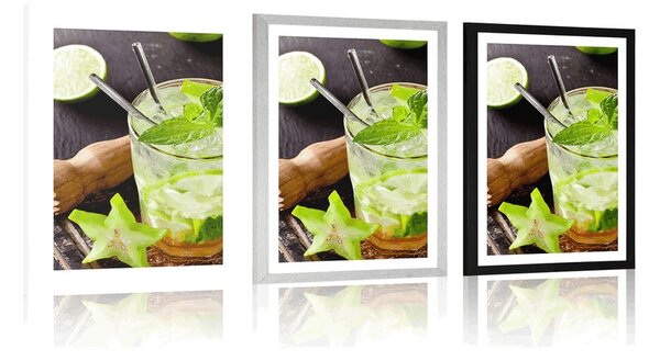 Poszter paszportuval finom Mojito