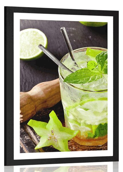 Poszter paszportuval finom Mojito