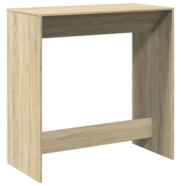 Sonoma tölgy színű szerelt fa bárasztal 102 x 50 x 103,5 cm