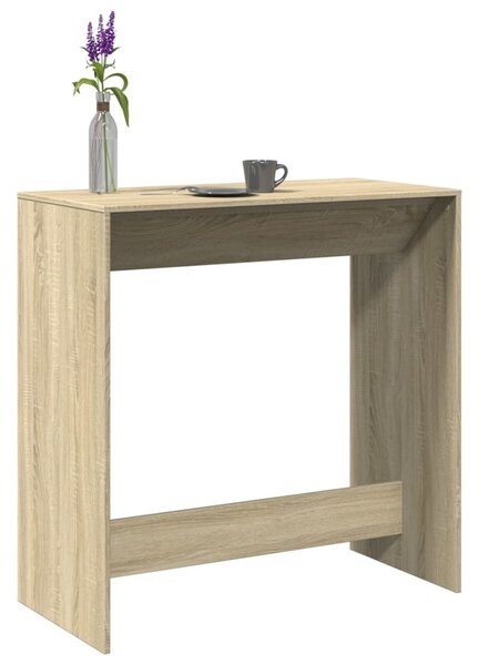 Sonoma tölgy színű szerelt fa bárasztal 102 x 50 x 103,5 cm