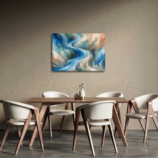 Kép - Absztrakt áramlat (70x50 cm)