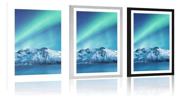 Poszter paszportuval sarkvidéki aurora