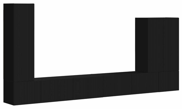 VidaXL TV falit kabinet szett 6 db Fekete