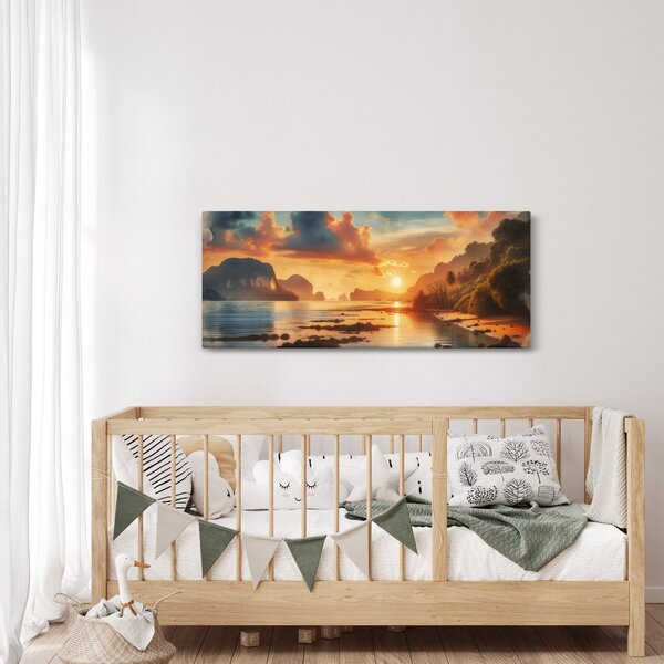 Kép - Kilátás a partról (120x50 cm)
