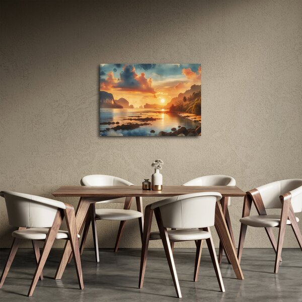 Kép - Kilátás a partról (70x50 cm)