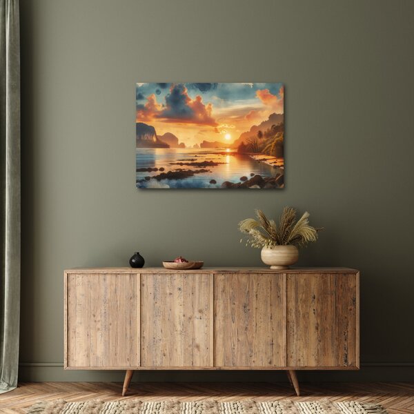 Kép - Kilátás a partról (70x50 cm)