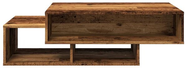 Antik fa színű szerelt dohányzóasztal 105 x 55 x 32 cm