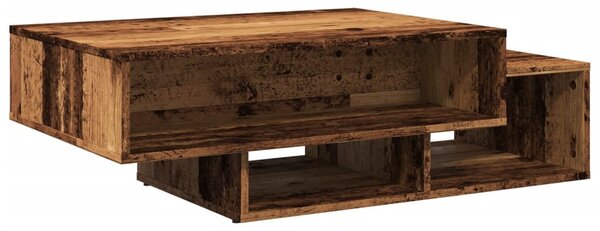 Antik fa színű szerelt dohányzóasztal 105 x 55 x 32 cm
