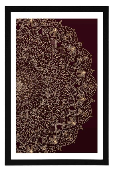 Poszter paszportuval Mandala közelről