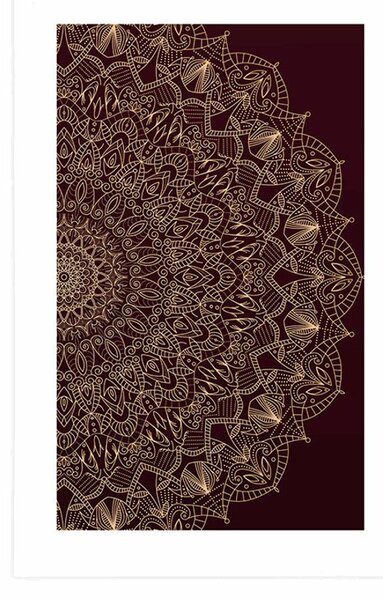 Poszter paszportuval Mandala közelről
