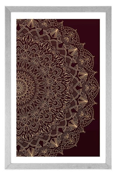 Poszter paszportuval Mandala közelről