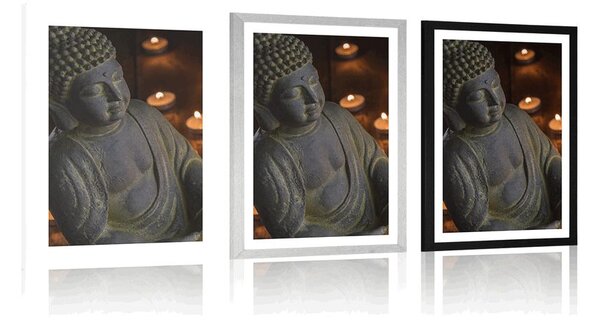Poszter paszportuval Buddha tele harmóniával