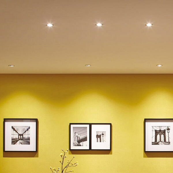 Spotlámpa Paulmann, Base, dimmable, Fémes, Nappali, Fém, Modern