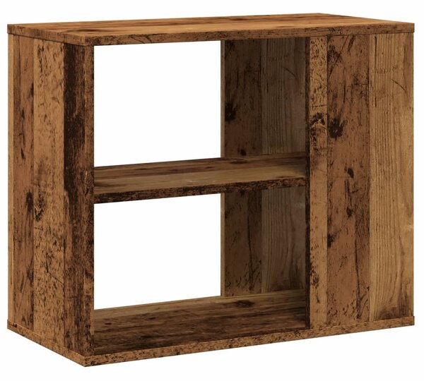 Antik fa színű szerelt fa kisszekrény 60 x 30 x 50 cm
