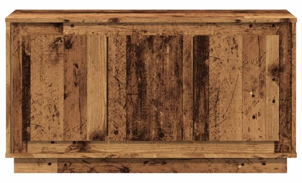 Antik fa színű szerelt fa tálalószekrény 102 x 35 x 55 cm