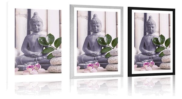 Poszter paszportuval wellness Buddha